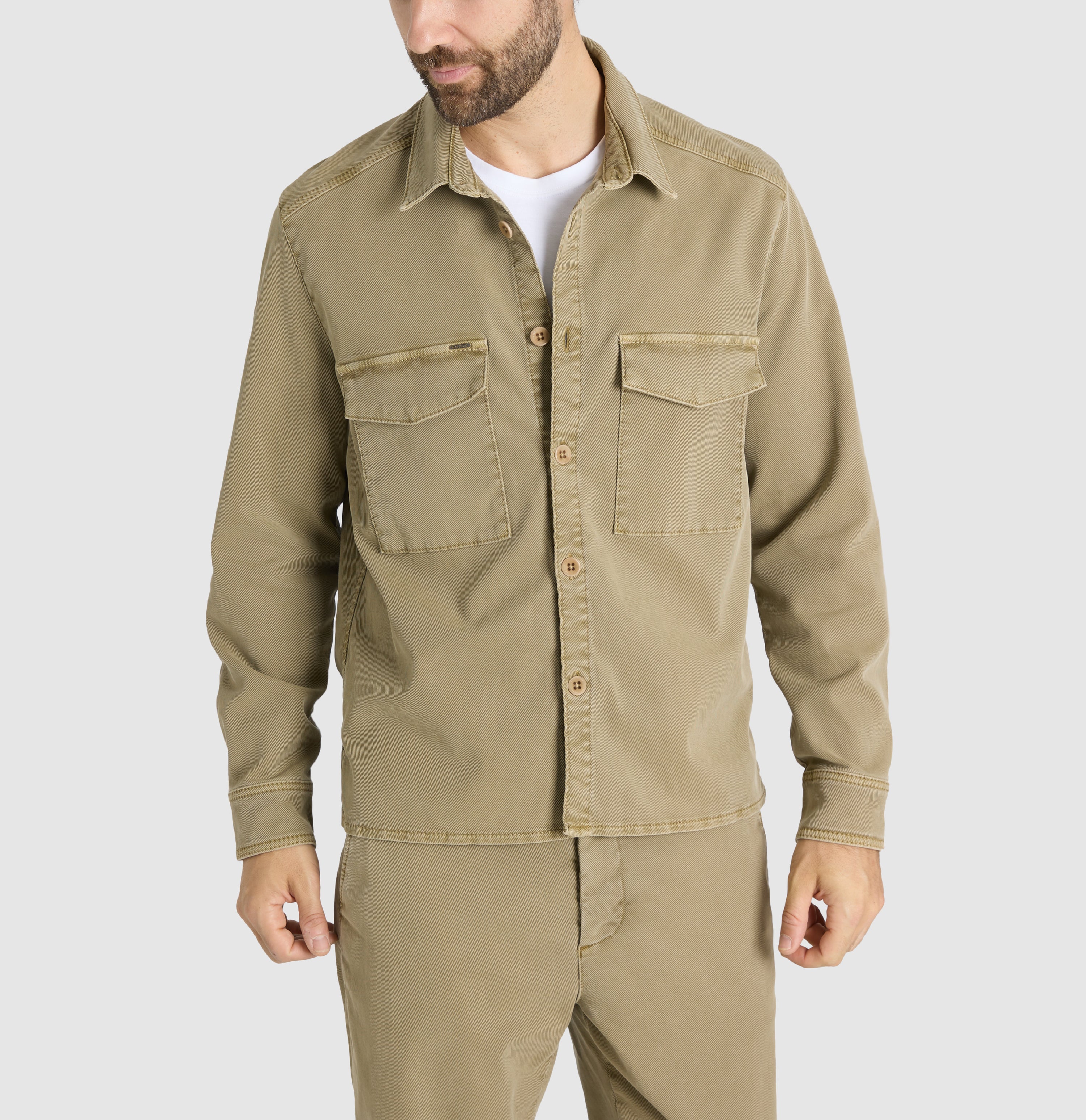 Overjacket men's shirt green | MAC Jeans